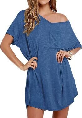NWT ~ Women's Cotton Nightgown ~ Dress ~ Beach Swimsuit Coverup ~ Plus Size 3X
